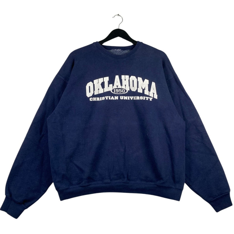 Vintage Oklahoma Christian University Spellout Crewneck