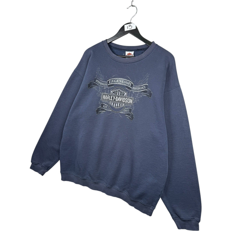 Vintage Harley Davidson Mann's Columbus Indiana Crewneck