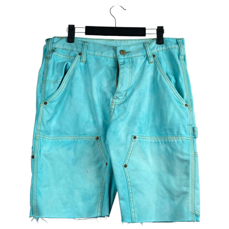 Vintage Carhartt Raw Hem Frayed Relaxed Cargo Shorts 34