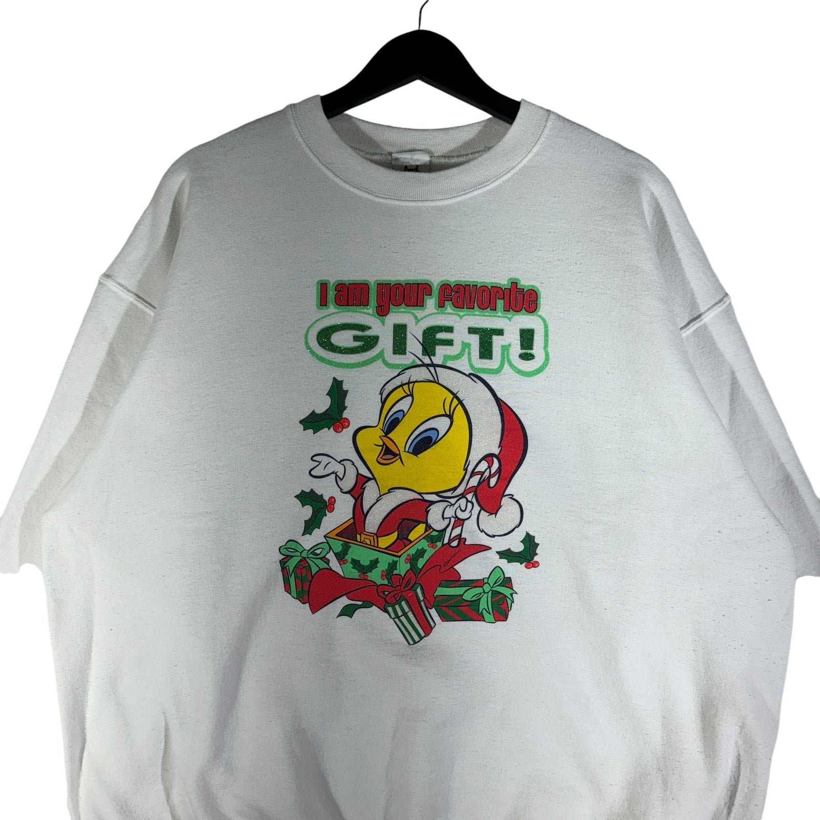 Vintage "I Am Your Favorite Gift!" Tweety Bird Crewneck