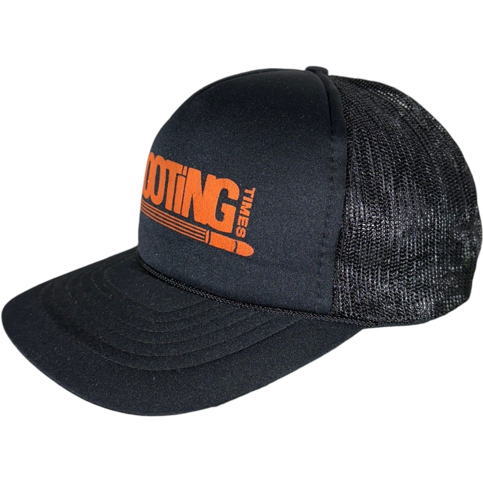 Vintage Shooting Times Trucker Snapback Hat