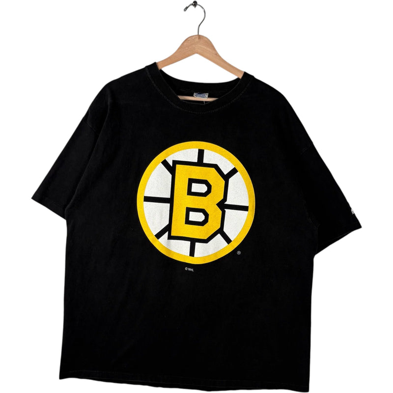 Vintage Starter Boston Bruins Adam Oates #12 Logo NHL Tee