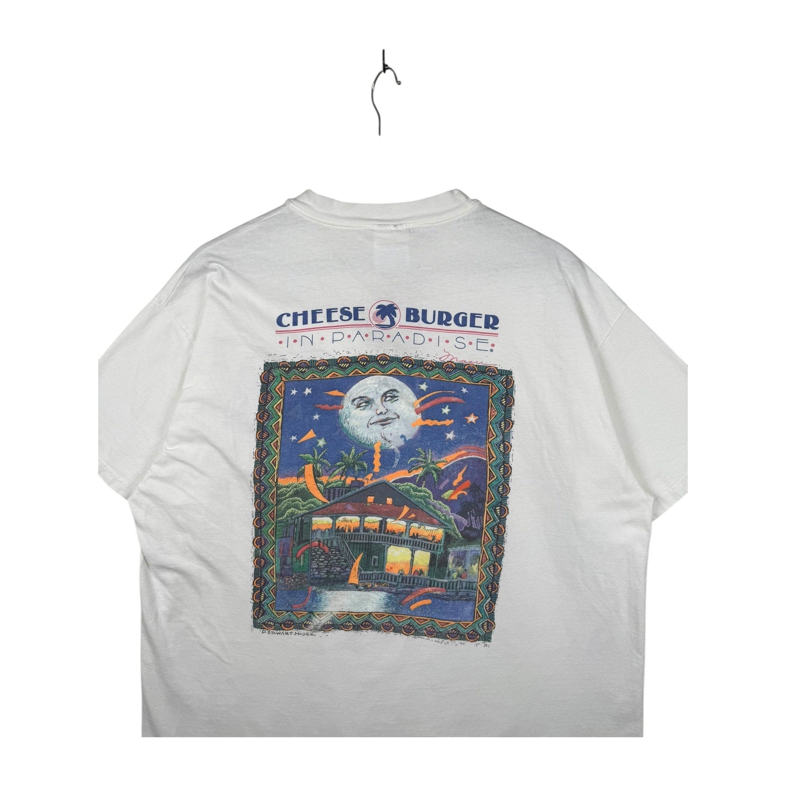 Vintage Cheeseburger In Paradise Key West T-Shirt