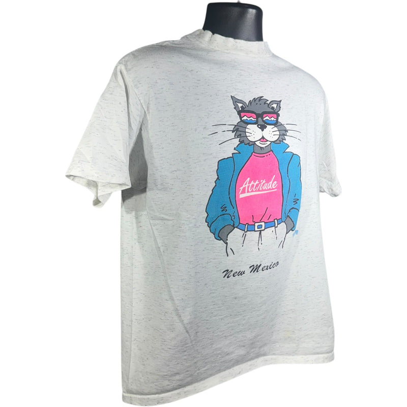 Vintage New Mexico Cat "Attitude" Souvenir Tee