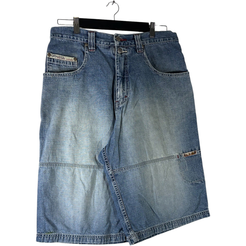 Vintage Wide Leg Denim Shorts 32