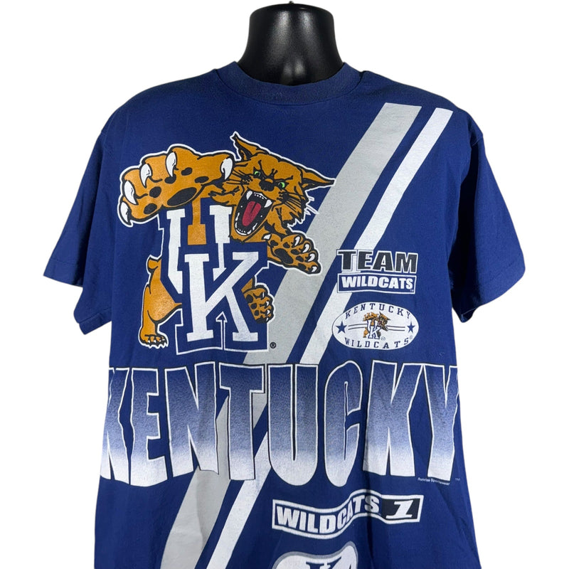 Vintage University Of Kentucky Wildcats AOP Tee 90s