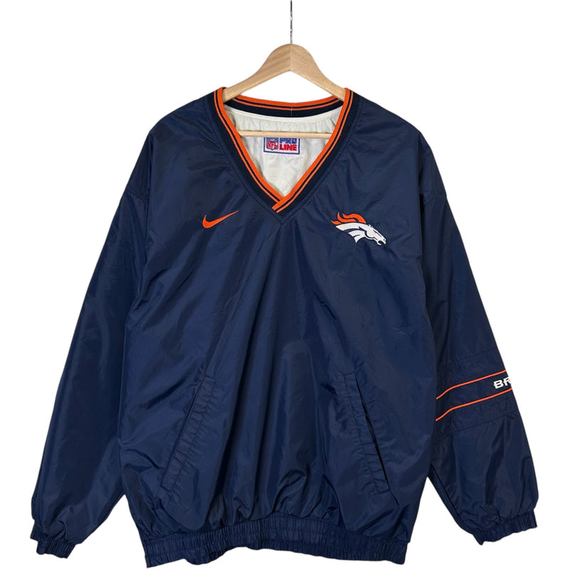 Vintage Nike Denver Broncos Reversible Pullover Windbreaker