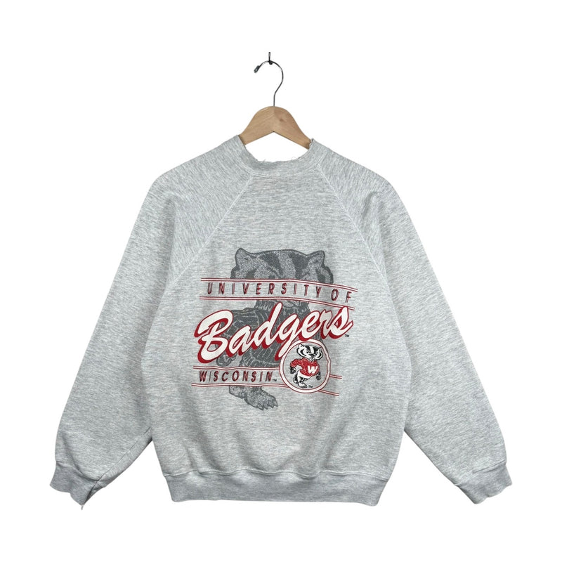 Vintage Wisconsin Badgers Graphic NCAA Crewneck