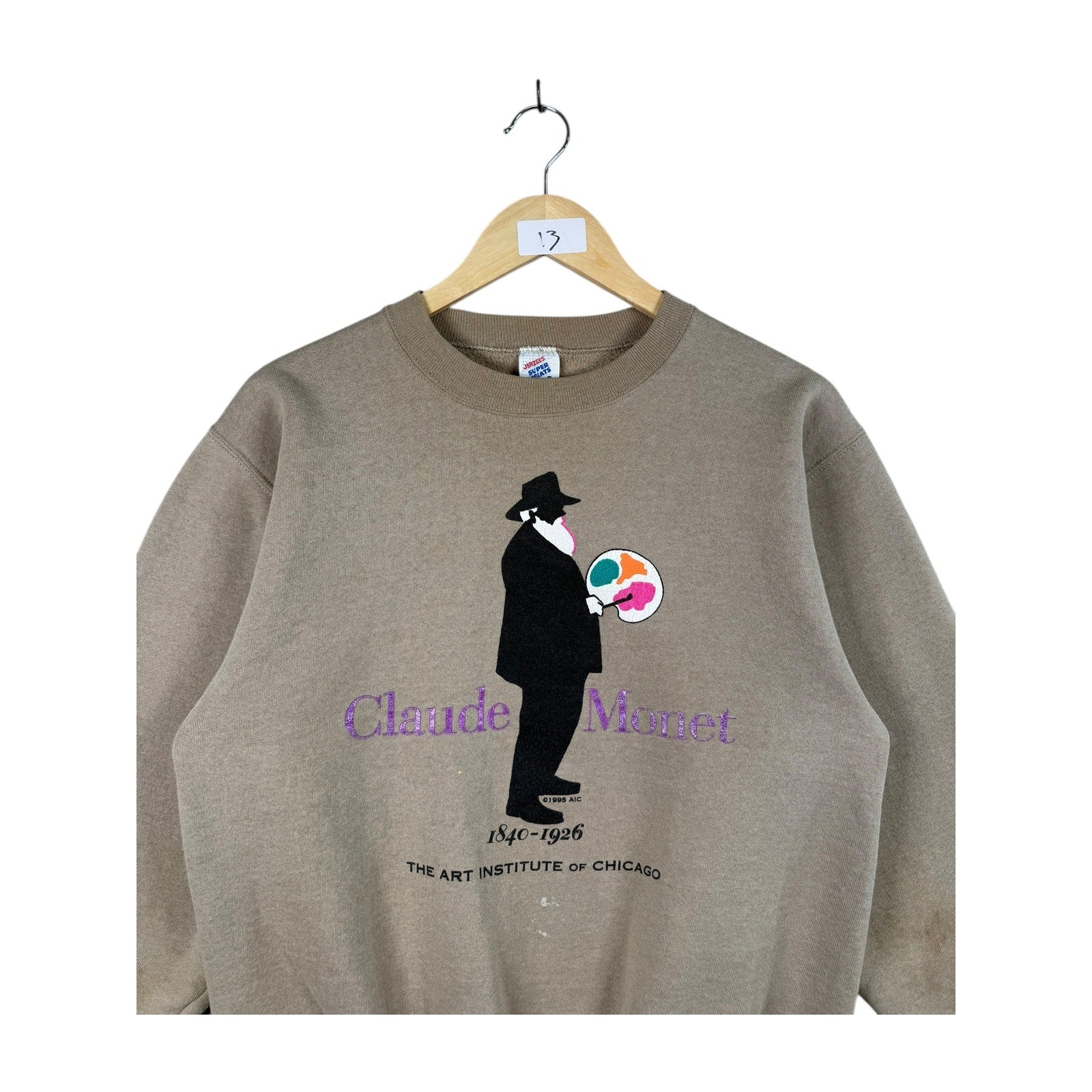 Vintage Claude Monet Art Institute of Chicago Crewneck