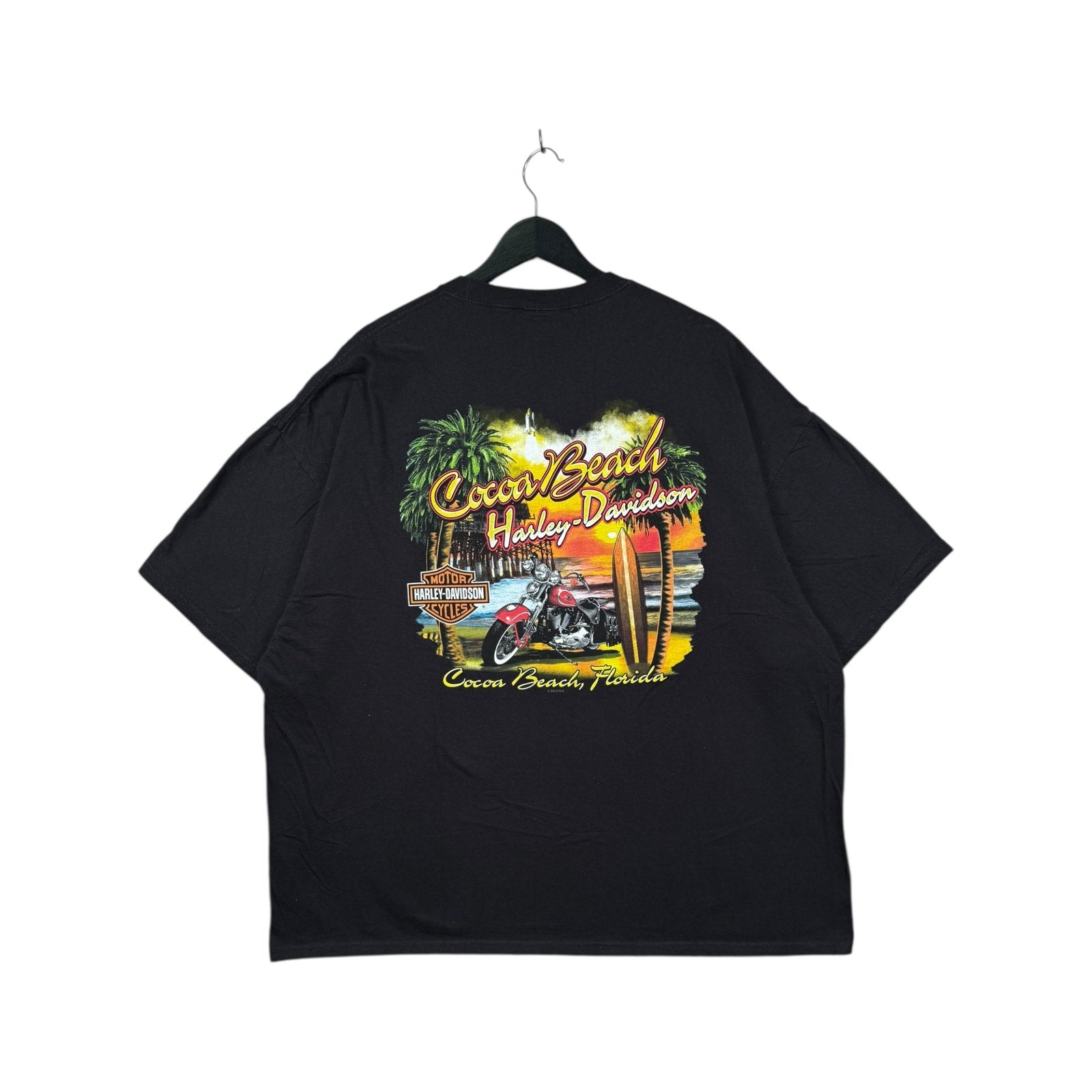 Vintage Harley Davidson Cocoa Beach Florida T-Shirt