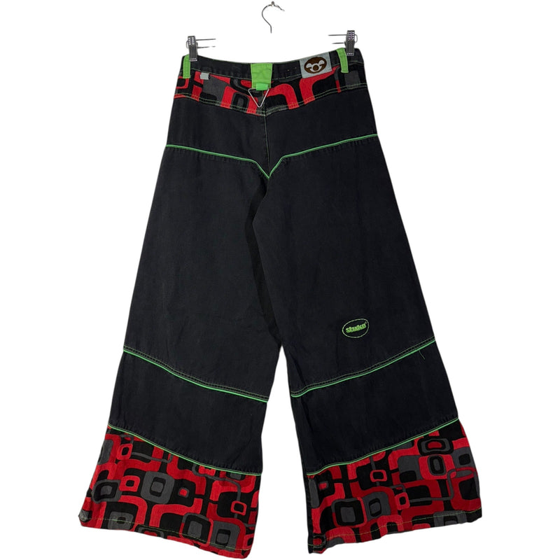Vintage Stuka Wide Leg Baggy Printed Pants