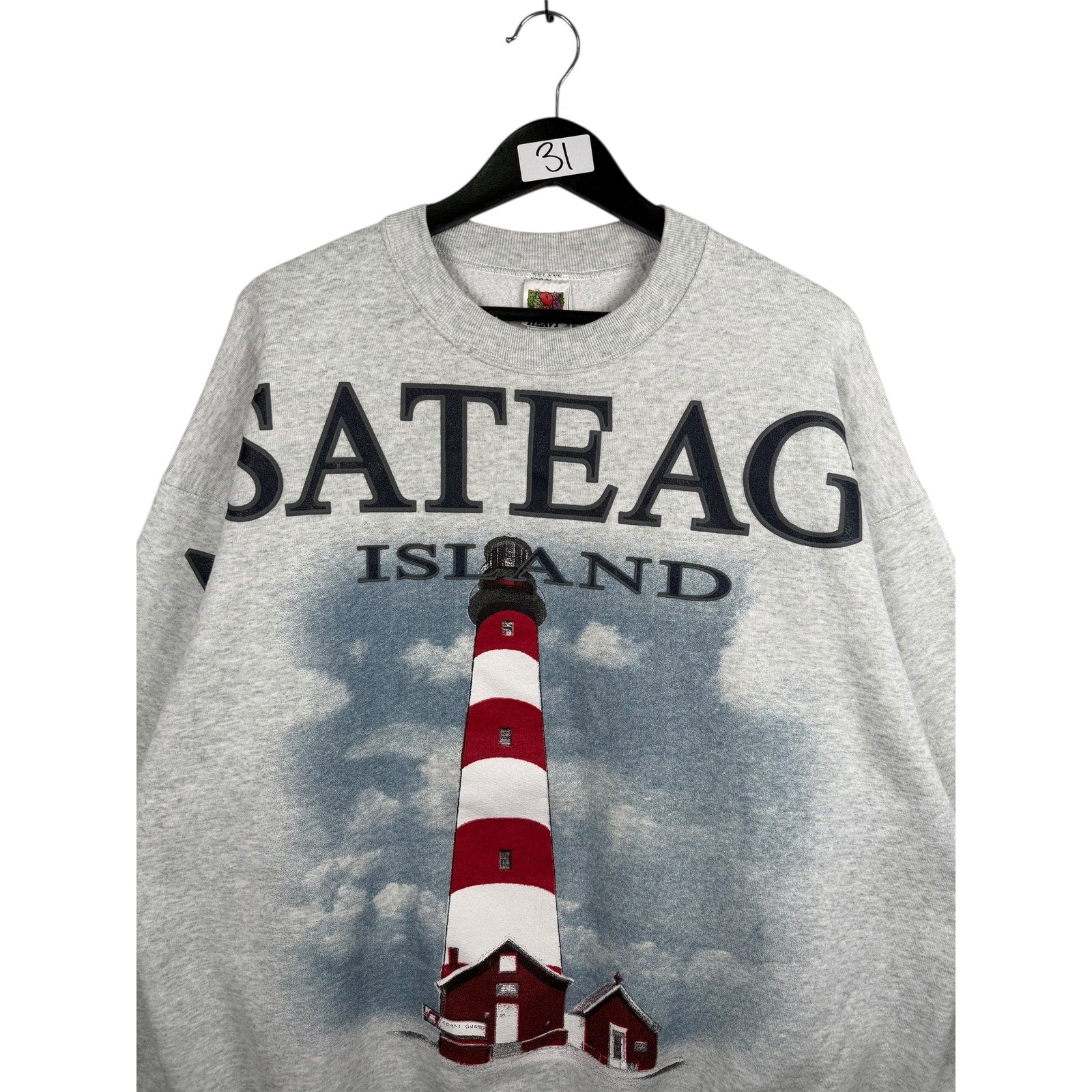 Vintage Chincoteague Island Lighthouse Crewneck