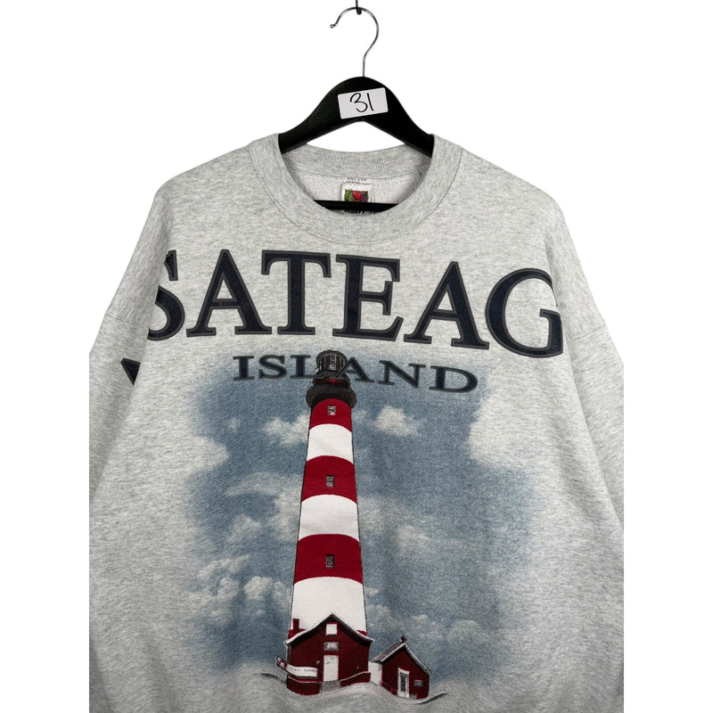 Vintage Chincoteague Island Lighthouse Crewneck