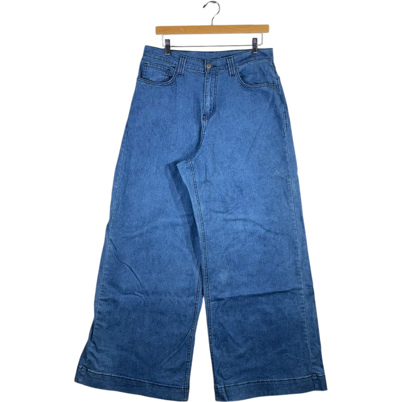 Vintage Y2K Ultra Wide Leg Denim Jeans 9