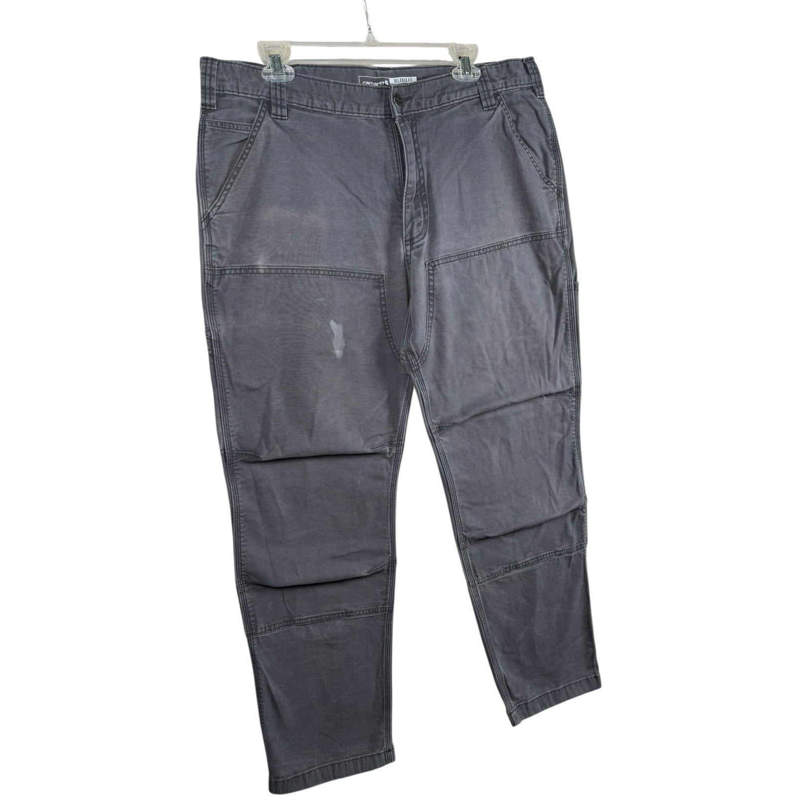 Vintage Carhartt Double Knee Carpenter Canvas Work Pants 38