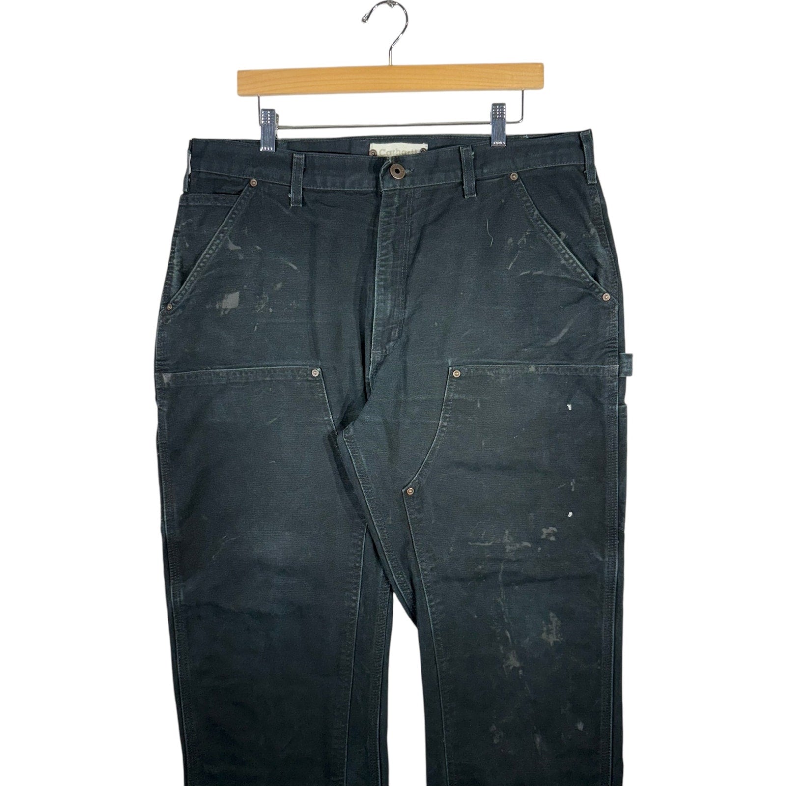 Vintage Carhartt Double Knee Dungaree Fit Carpenter Pants 38 x 34