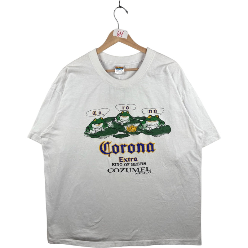 Vintage Corona Extra Cozumel Mexico Frogs T-Shirt