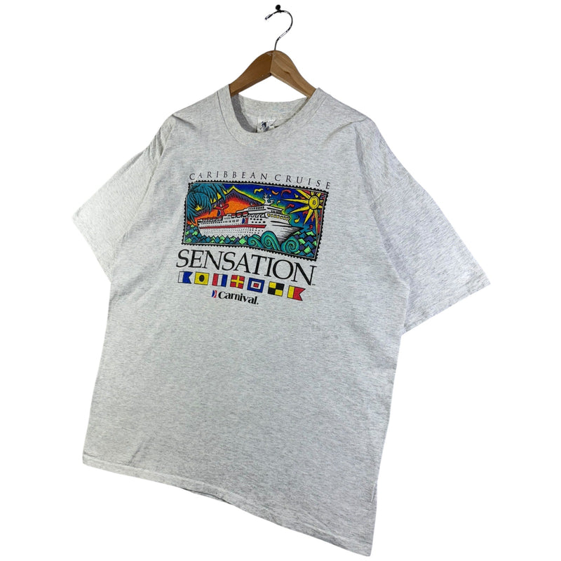 Vintage Caribbean Cruise Carnival Sensation T-Shirt