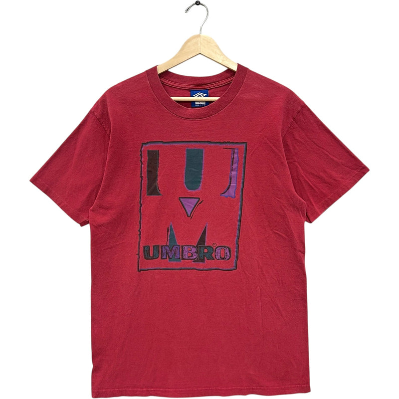 Vintage Umbro Front And Back Logo Tee