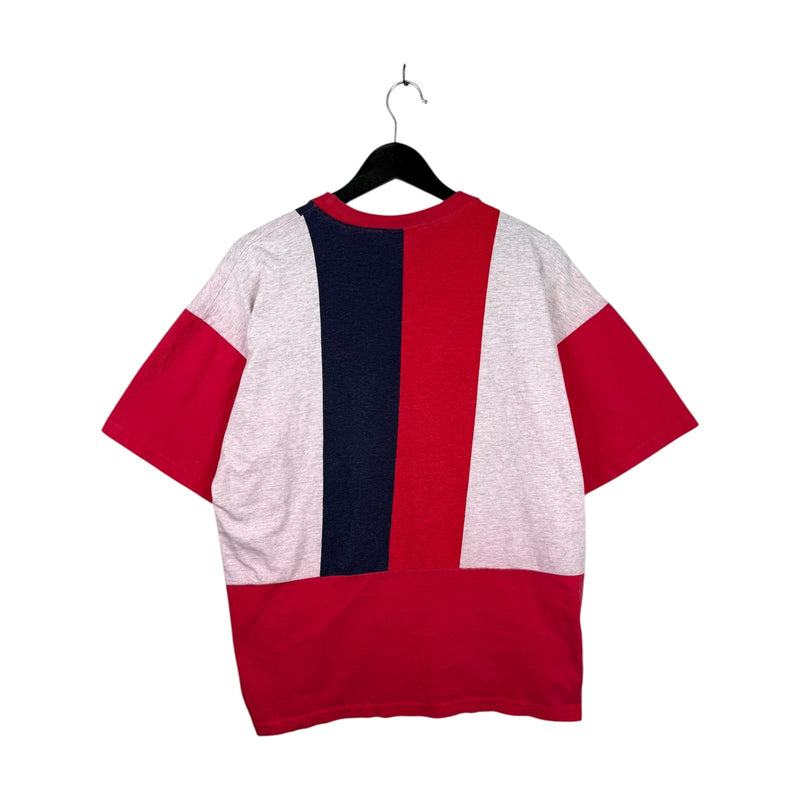 Vintage Nike Embroidered Swoosh Colorblock T-Shirt