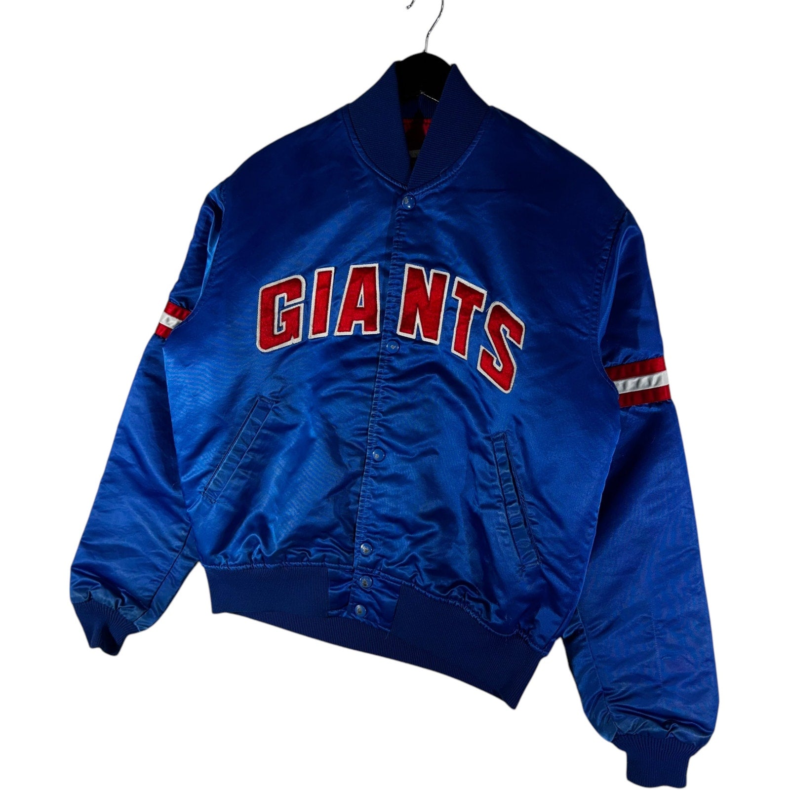 Vintage Starter New York Giants Satin Bomber Jacket 90s