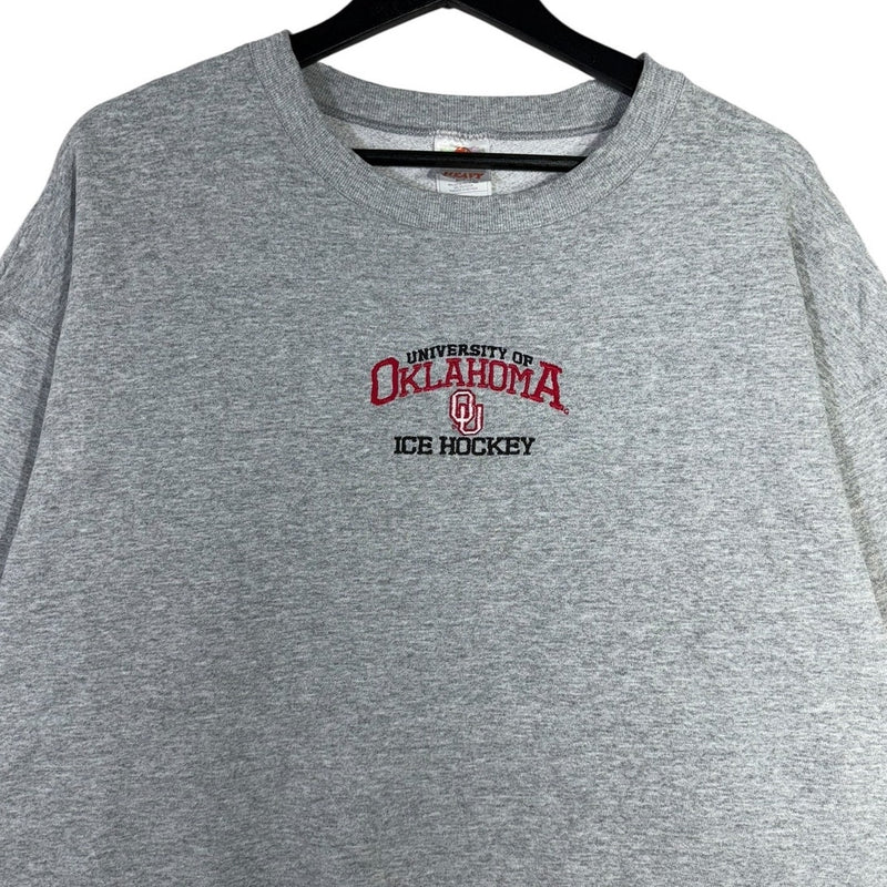 Vintage University of Oklahoma Ice Hockey Team Crewneck