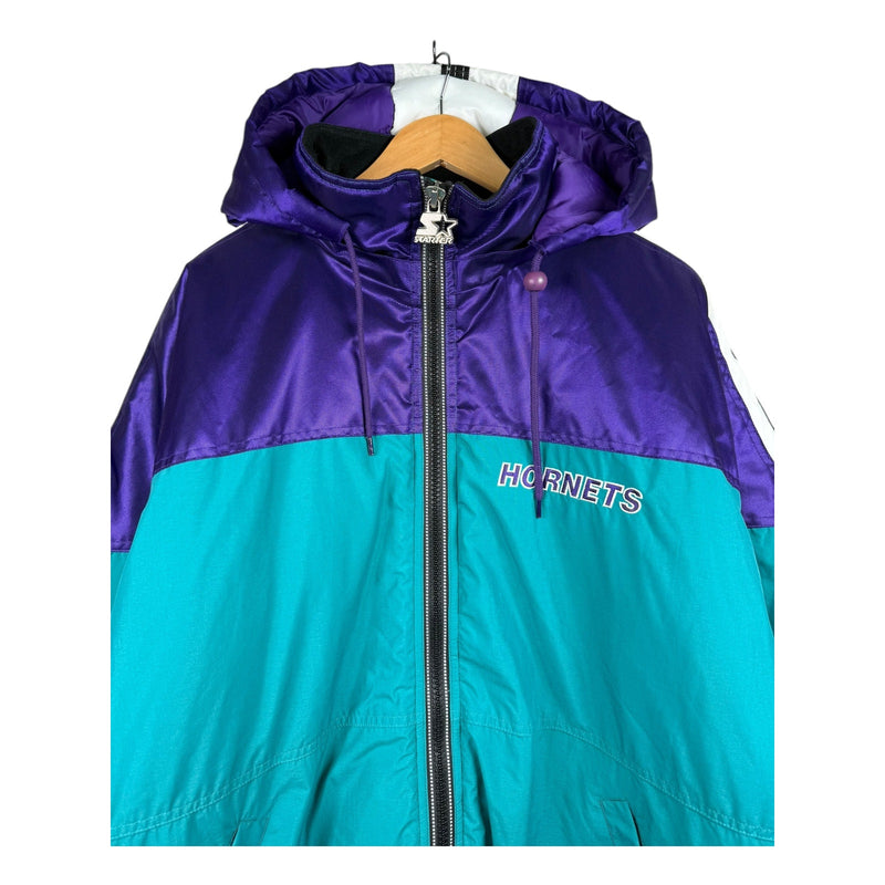 Vintage Starter Charlotte Hornets NBA Hooded Windbreaker