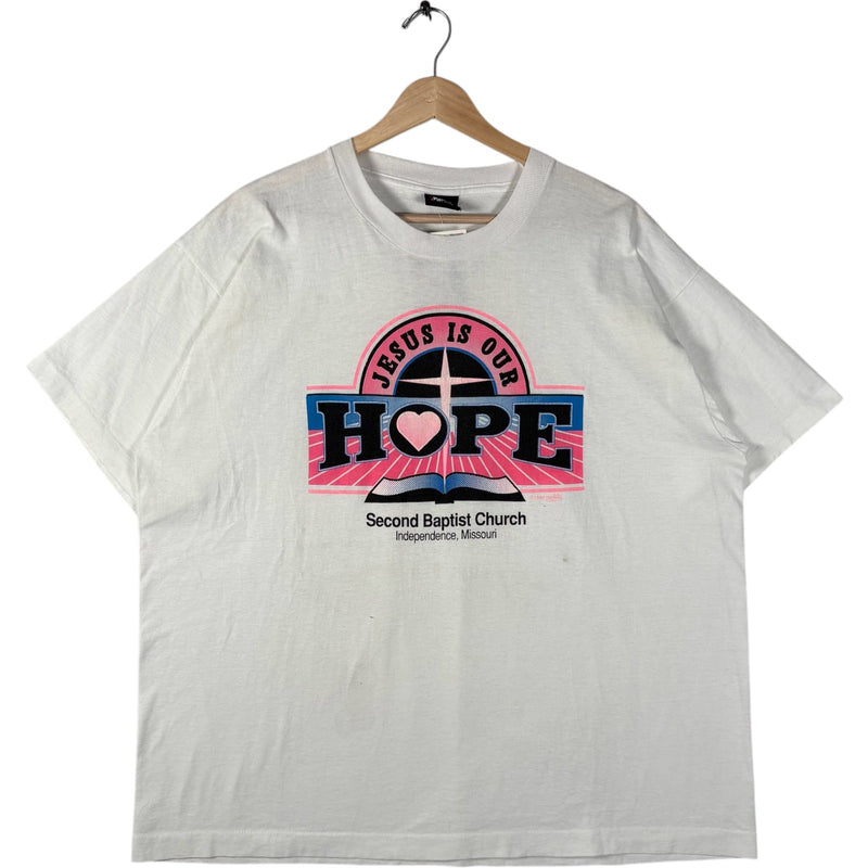 Vintage "Jesus Is Our Hope" Religion Tee