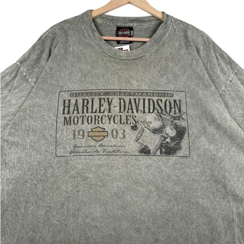 Vintage Harley Davidson 1903 Motorcycle Graphic T-Shirt