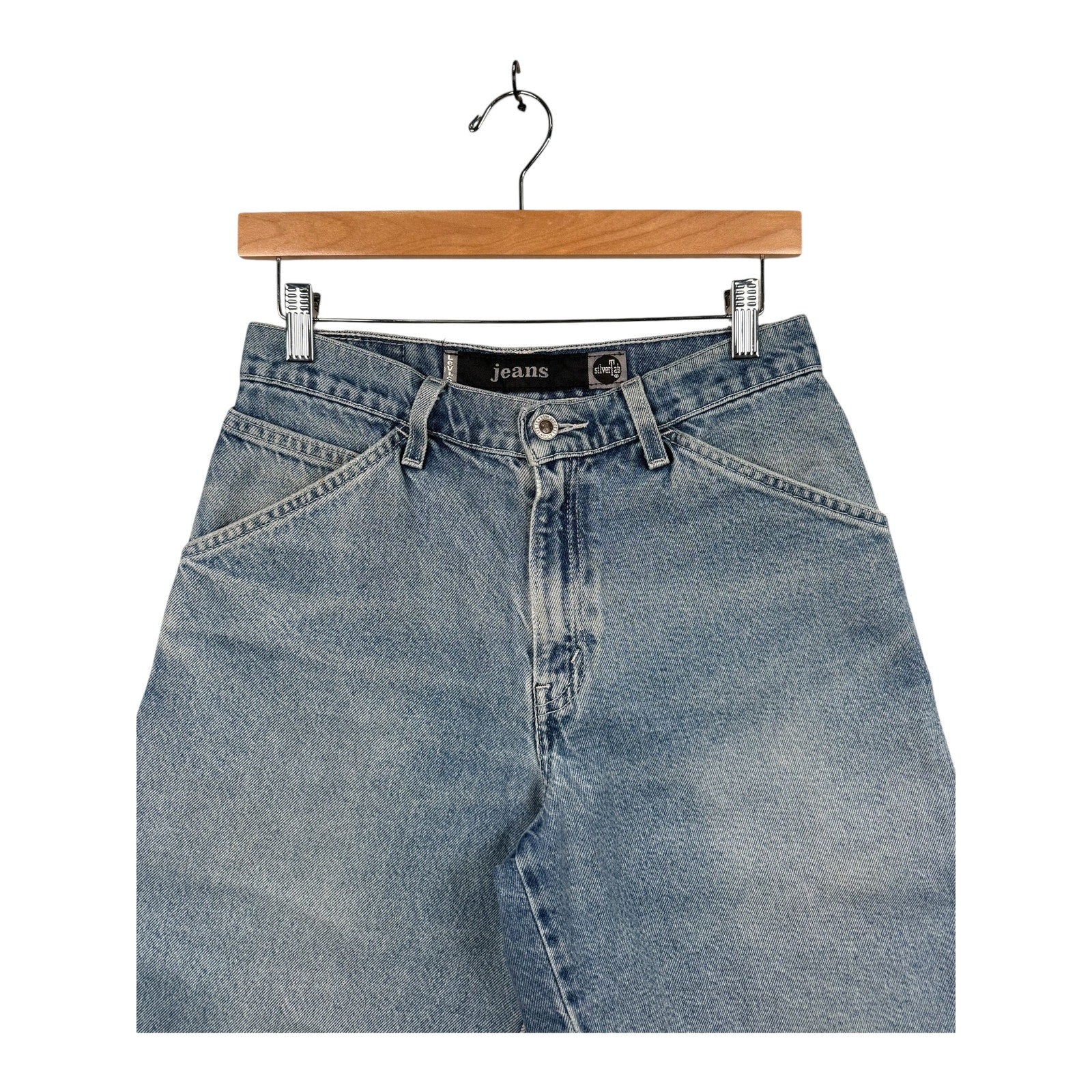 Vintage Levi's Jeans Silvertab Bermuda Denim Shorts 28