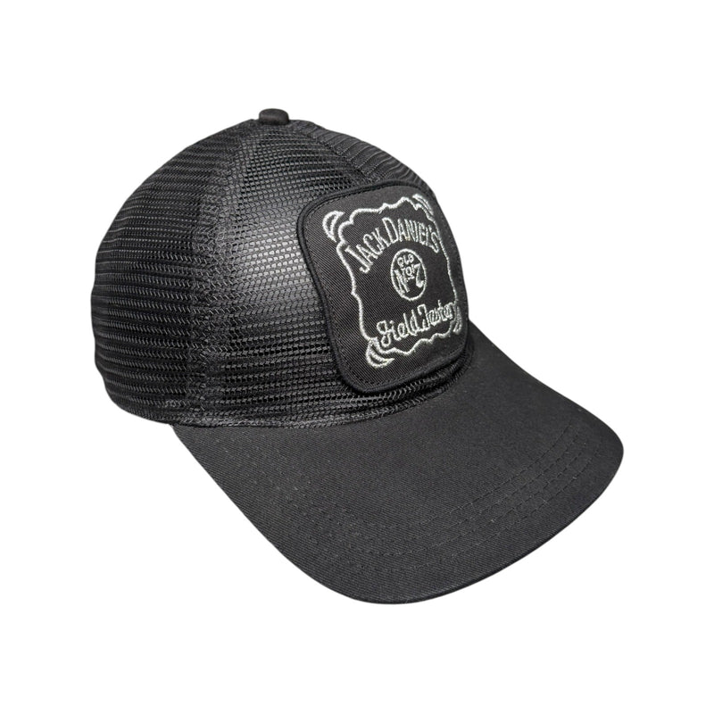 Vintage Jack Daniel's Field Tester Mesh Snapback Hat Black Men's OSFA