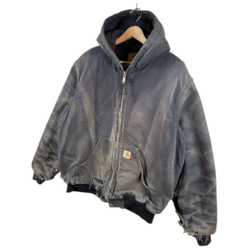 Vintage Carhartt Flannel-Lined Full Zip Hoodie