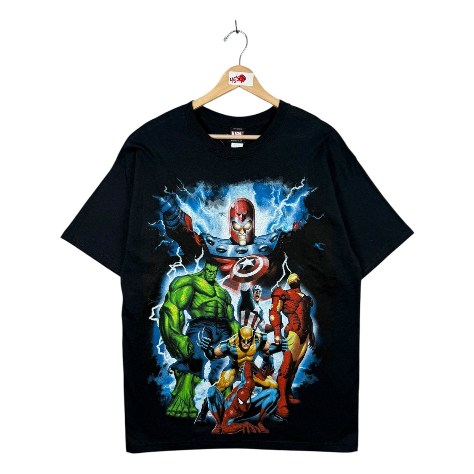 Vintage Marvel Avengers X-Men Superheroes T-Shirt