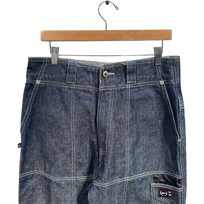 Vintage Phat Farm Wide Leg Denim Jeans 32 x 30