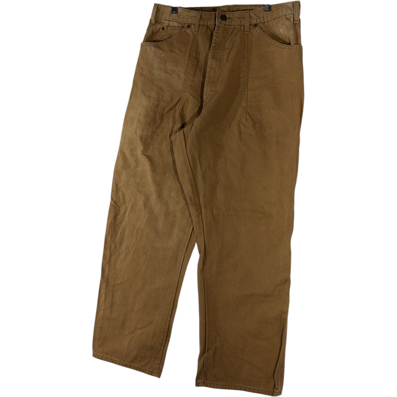 Vintage Dickies Workwear Cargo Carpenter Pants 34x30