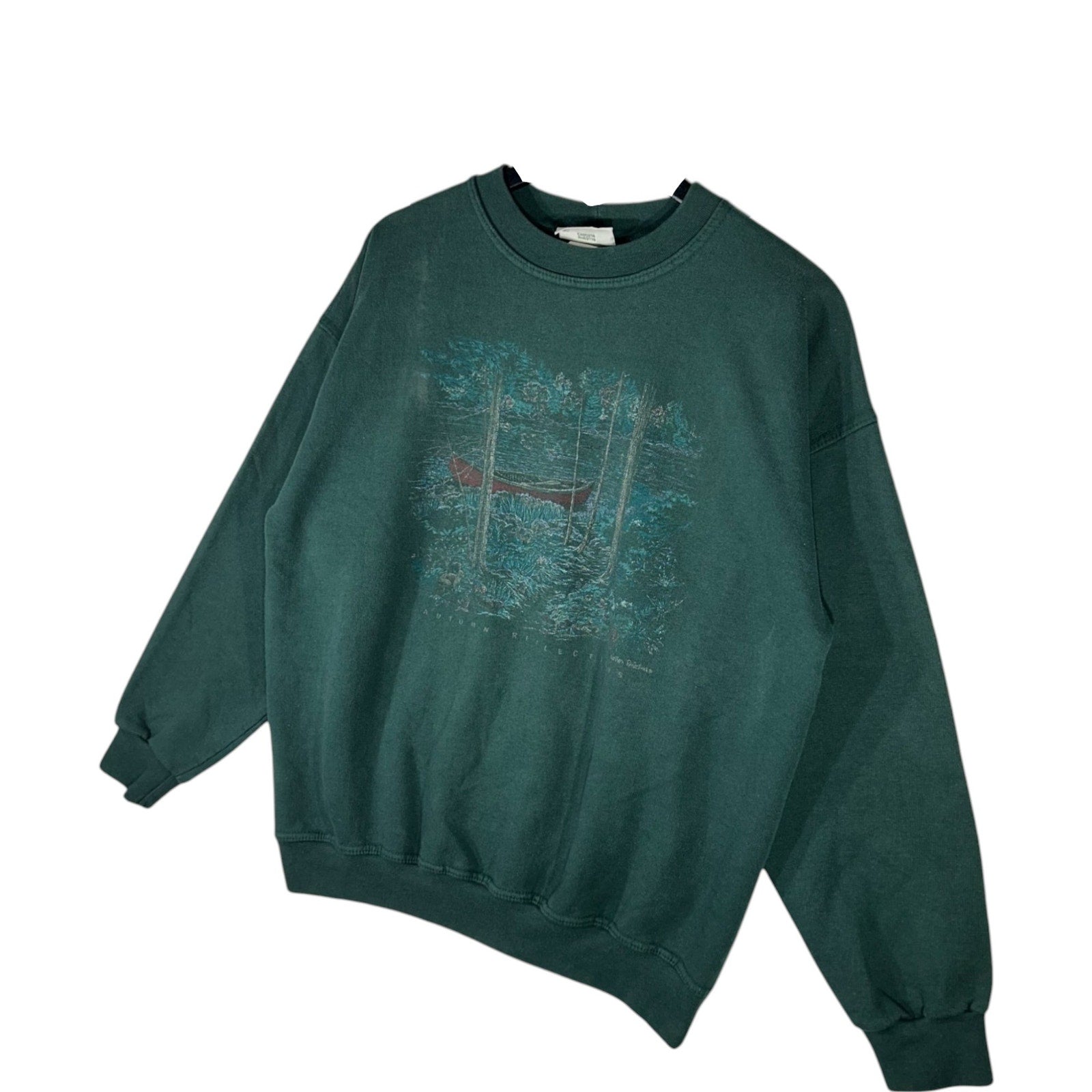 Vintage Autumn Reflections Nature Crewneck 90s