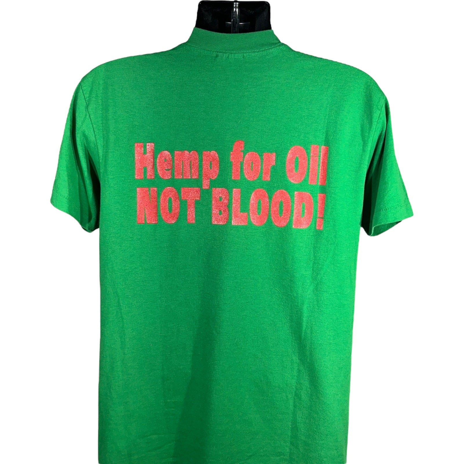 Vintage Tee Jays Norml "Hemp for Oil NOT BLOOD" Tee