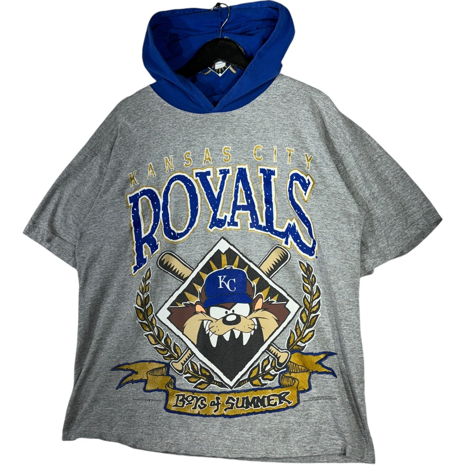 Vintage Kansas City Royals Taz Looney Tunes Shirt Hoodie