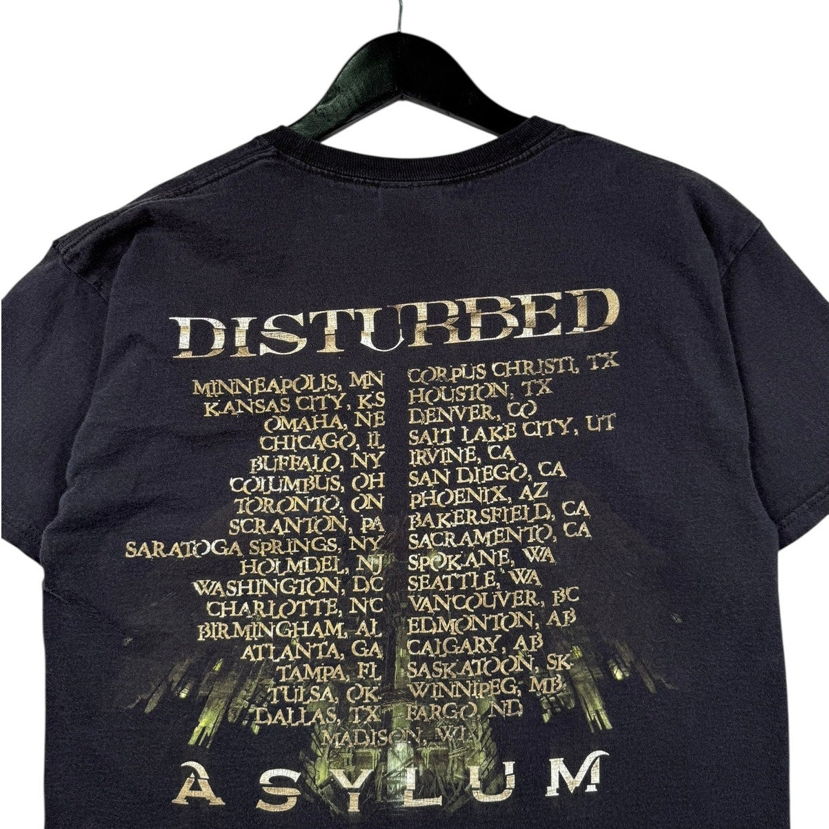 Vintage Disturbed Asylum Tour T-Shirt
