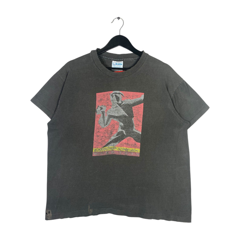 Vintage Graphic Print Cotton T-Shirt
