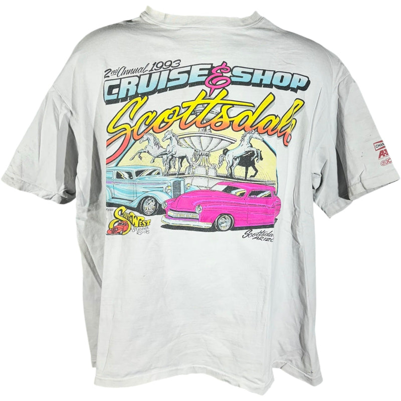 Vintage Cruise & Shop Scottsdale Racing Tee 1993