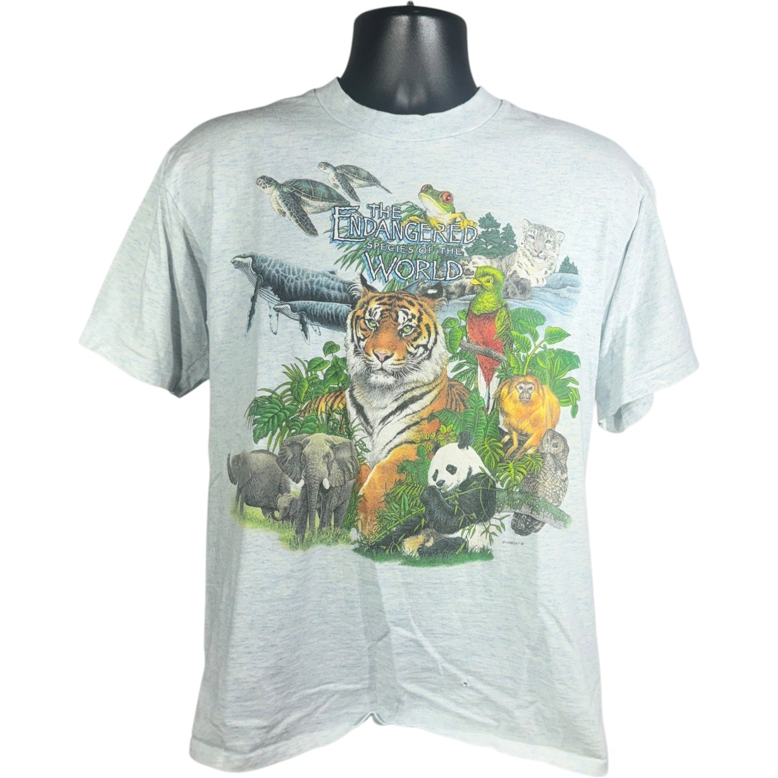 Vintage Endangered Species of the World Nature Tee