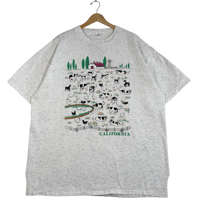 Vintage California Cow Farm Souvenir Tee