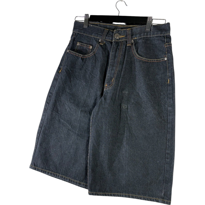 Vintage Chams Bermuda Utility Denim Shorts 30