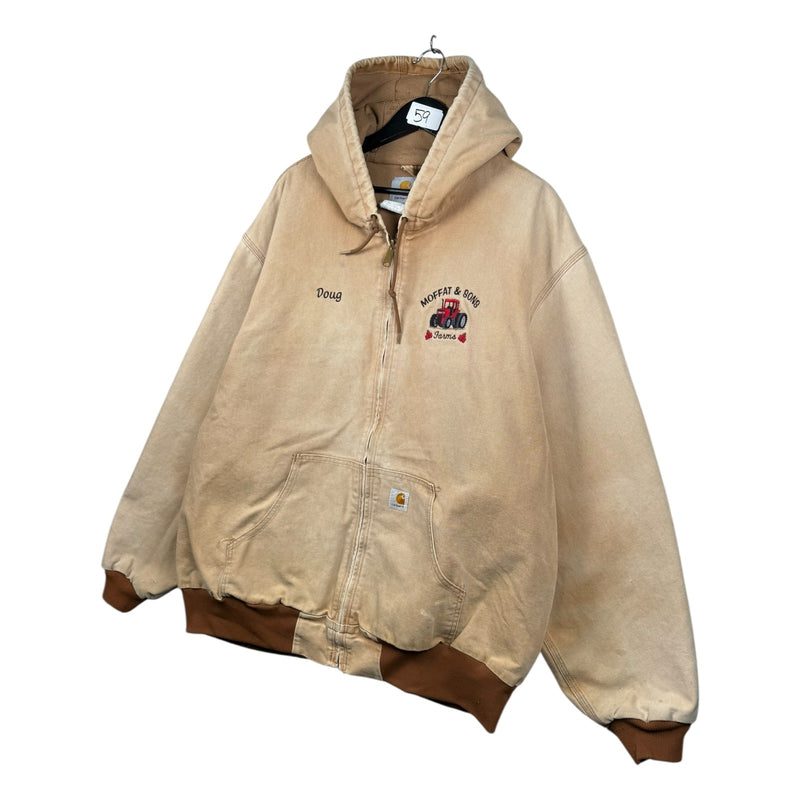 Vintage Carhartt Insulated Active Full Zip Hoodie