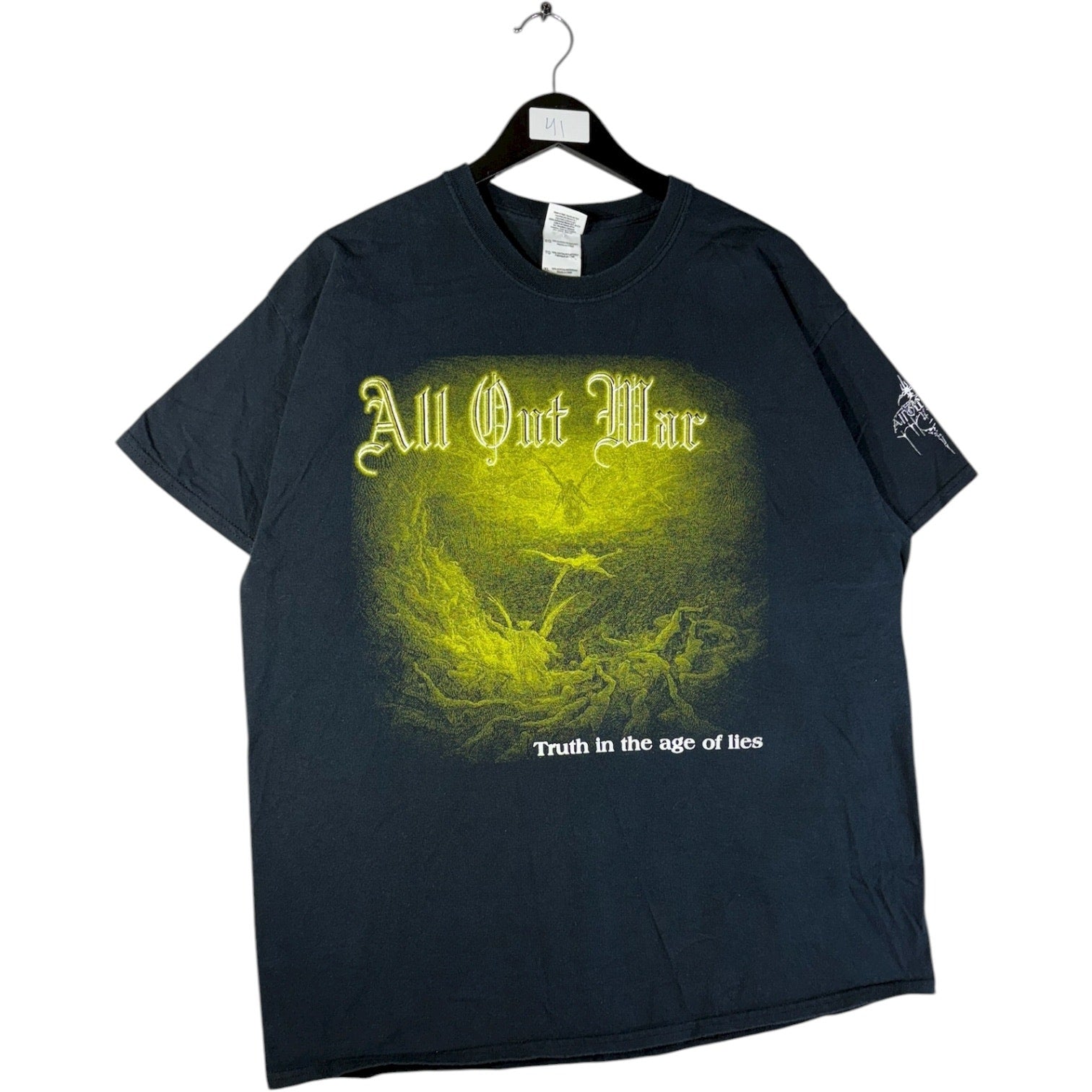 Vintage All Out War Band Graphic T-Shirt