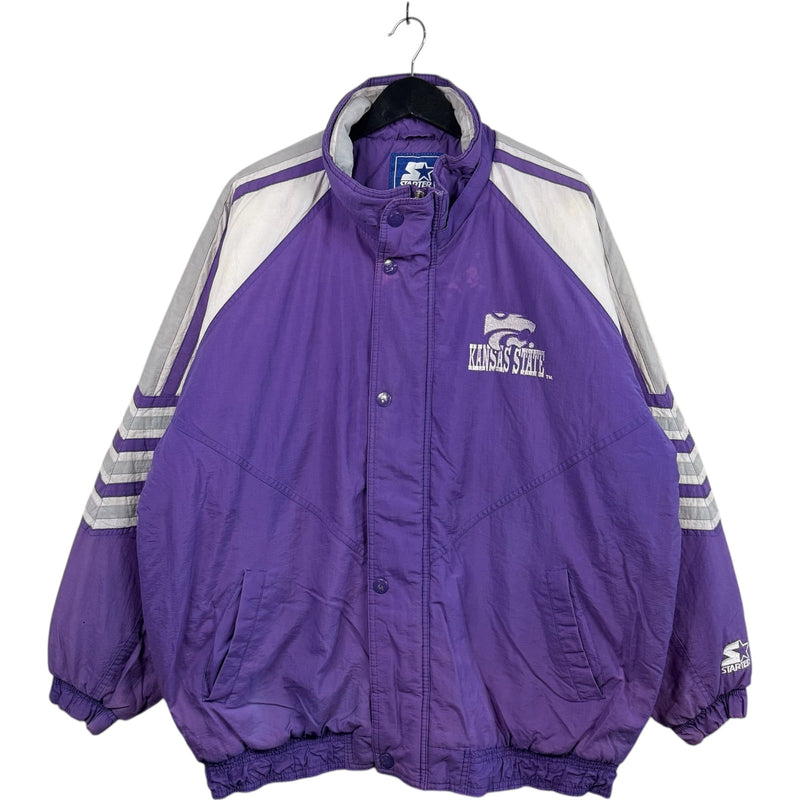 Vintage Starter Kansas State Wildcats Full Zip Jacket