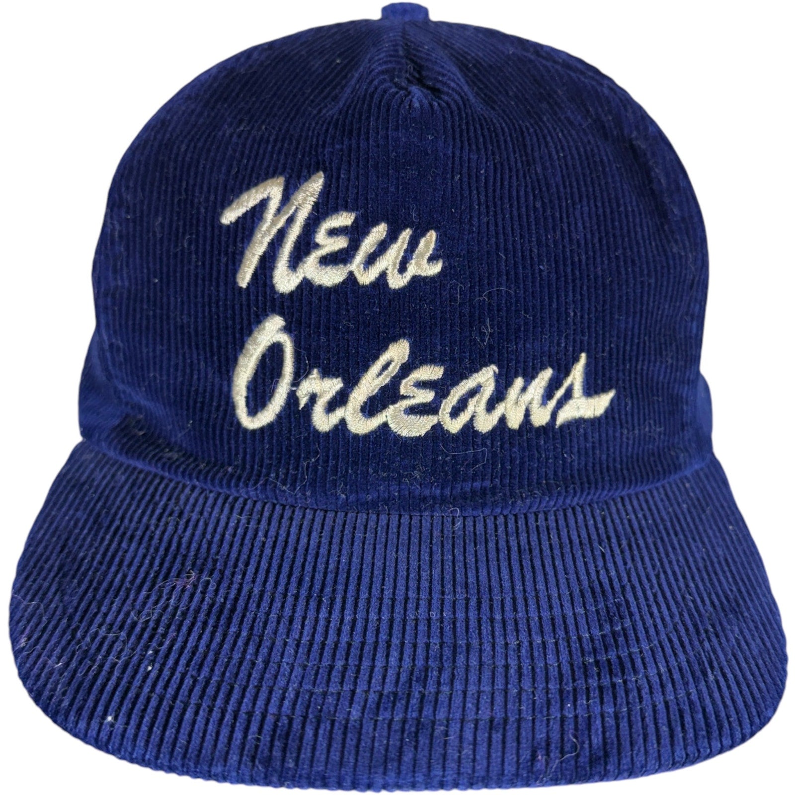 Vintage New Orleans Corduroy Snapback Hat