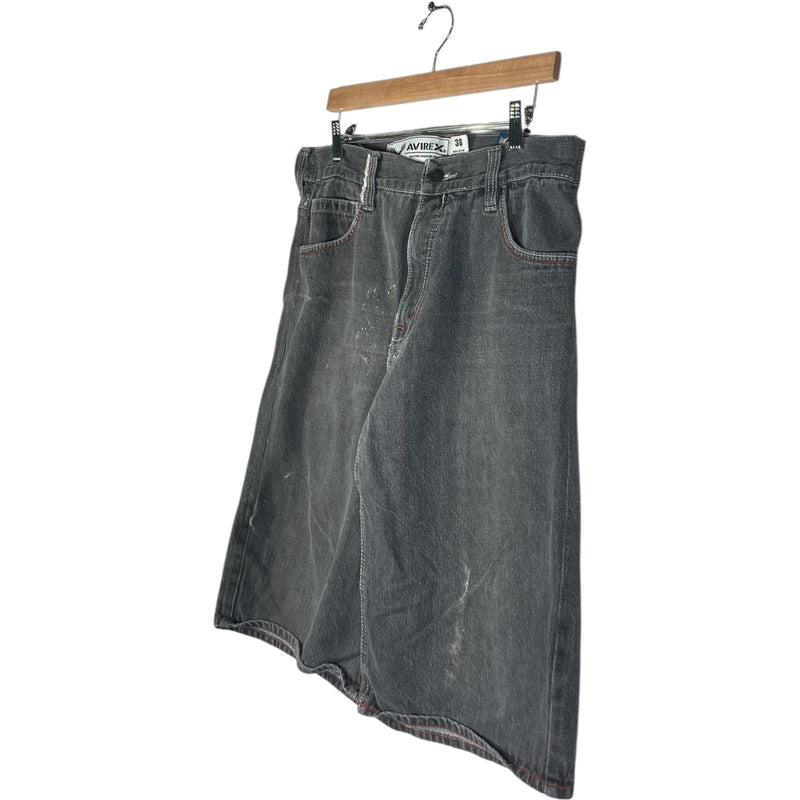 Vintage Avirex Baggy Denim Shorts 38