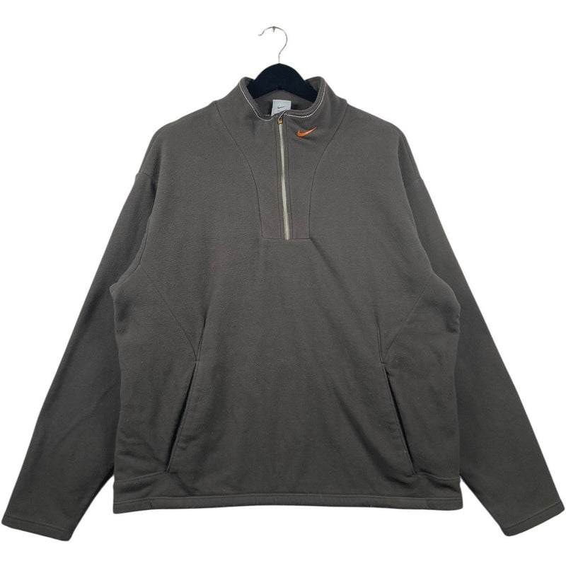 Vintage Nike Swoosh Logo 1/4 Zip Sweatshirt